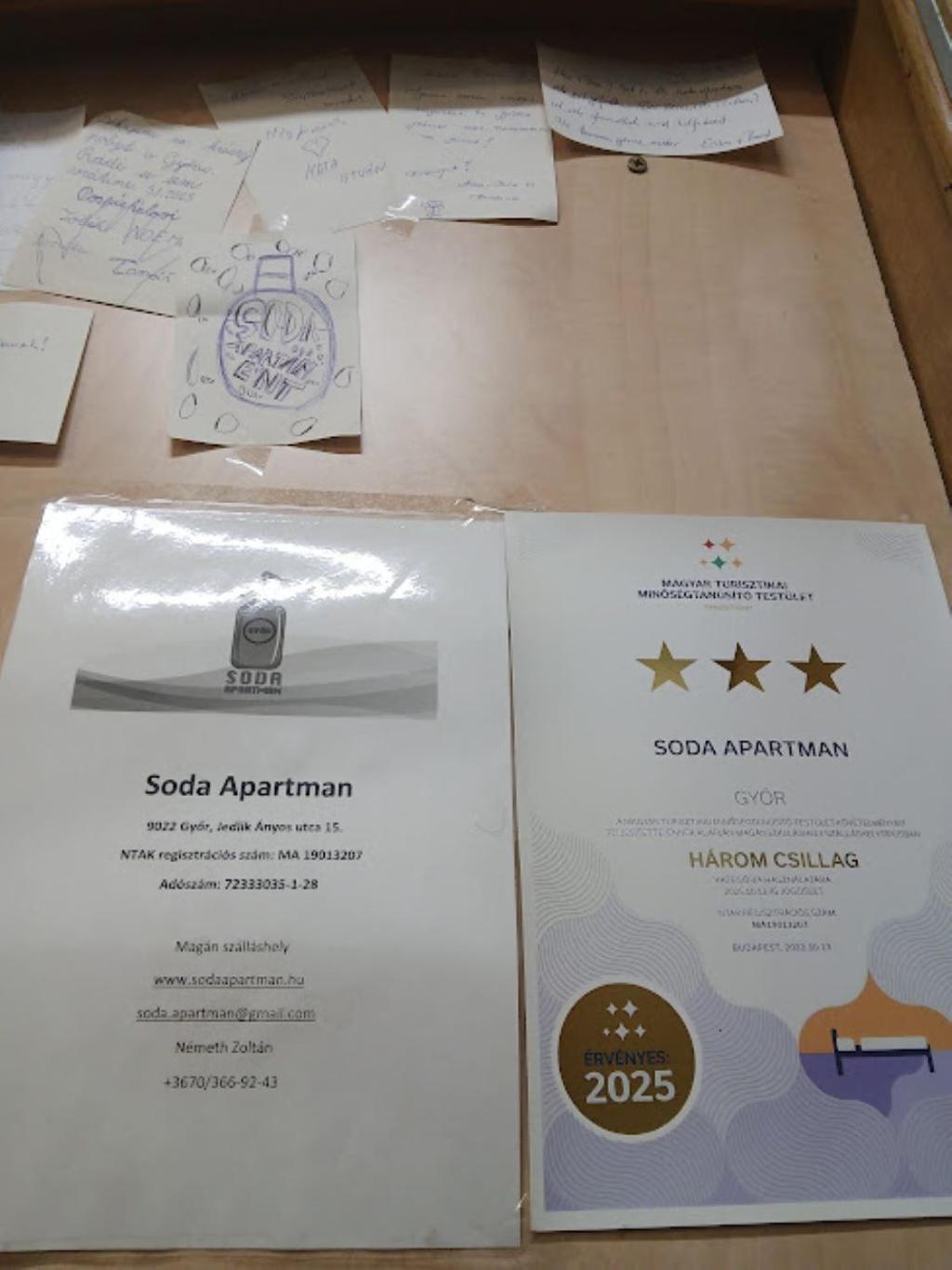 Soda Apartman Gyor Exterior photo